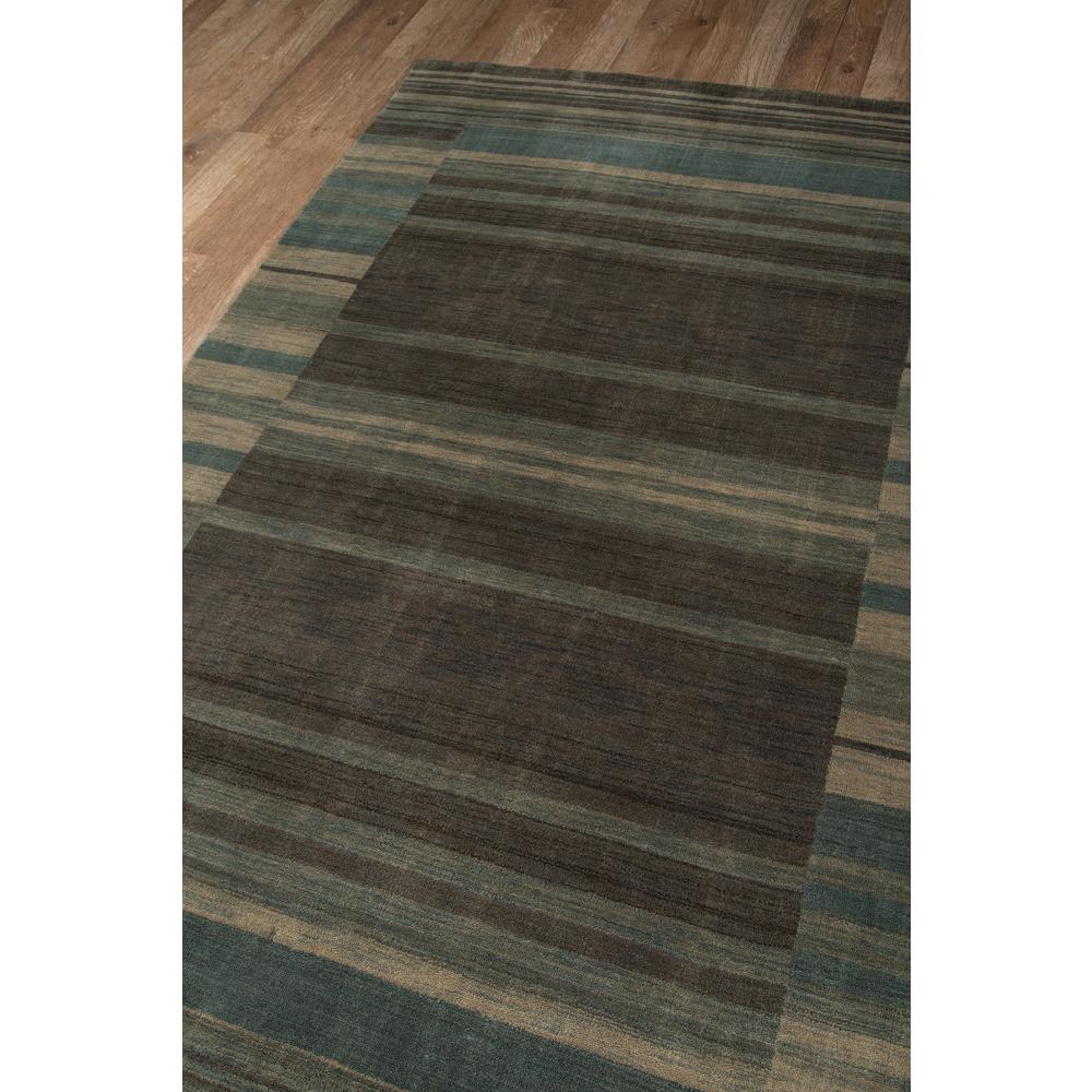 Contemporary Rectangle Area Rug, Blue, 9'6" X 13'6". Picture 2