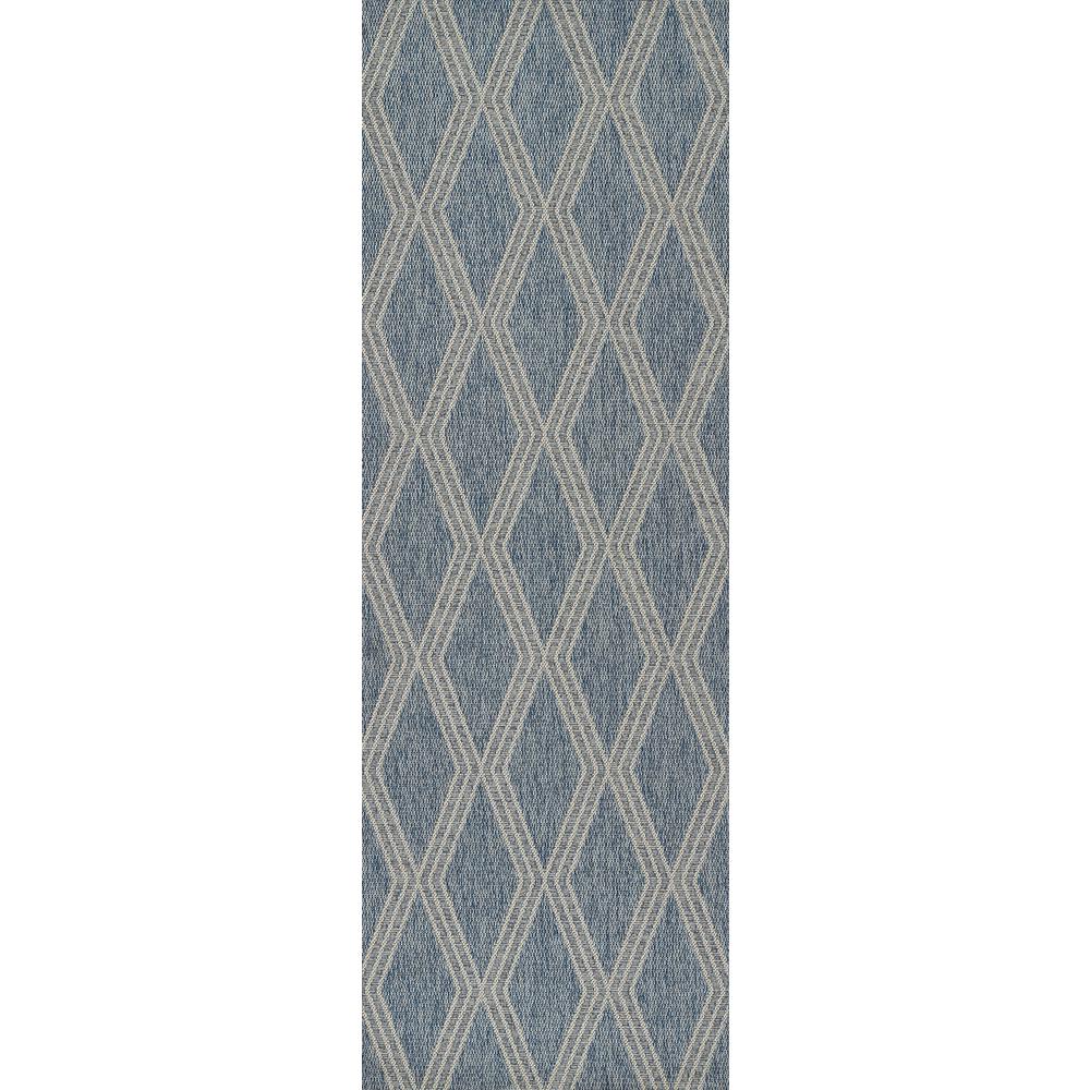 Transitional Rectangle Area Rug, Blue, 8' X 10'. Picture 5