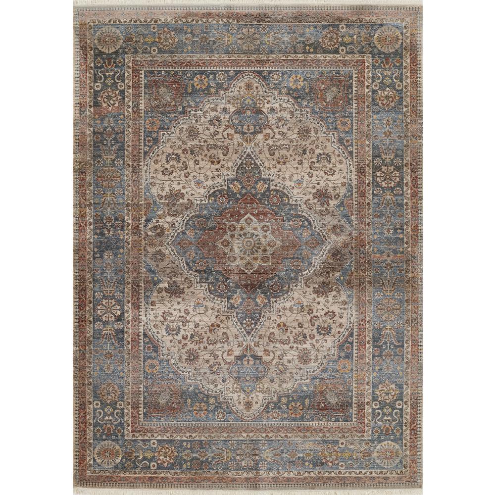 Traditional Rectangle Area Rug, Multi, 8' X 10'. Picture 1
