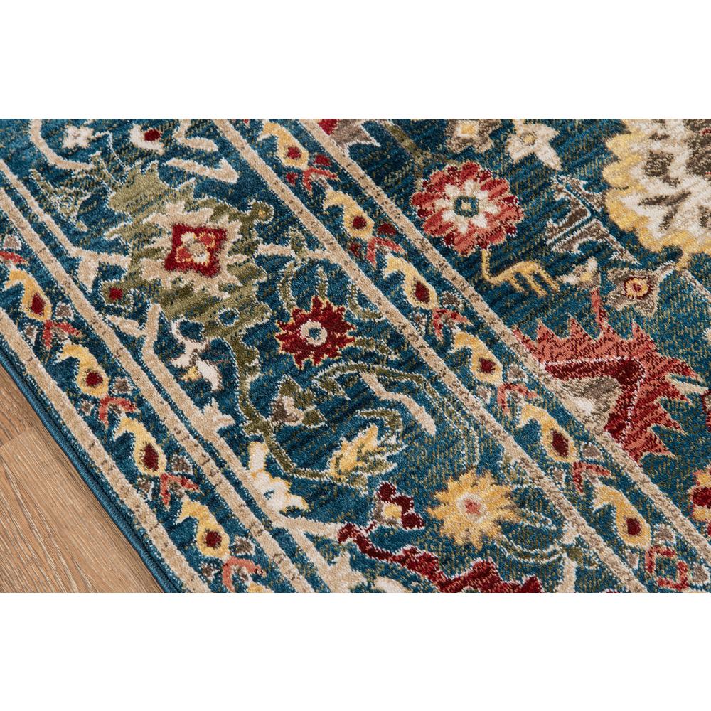 Traditional Rectangle Area Rug, Blue, 9'6" X 12'6". Picture 3