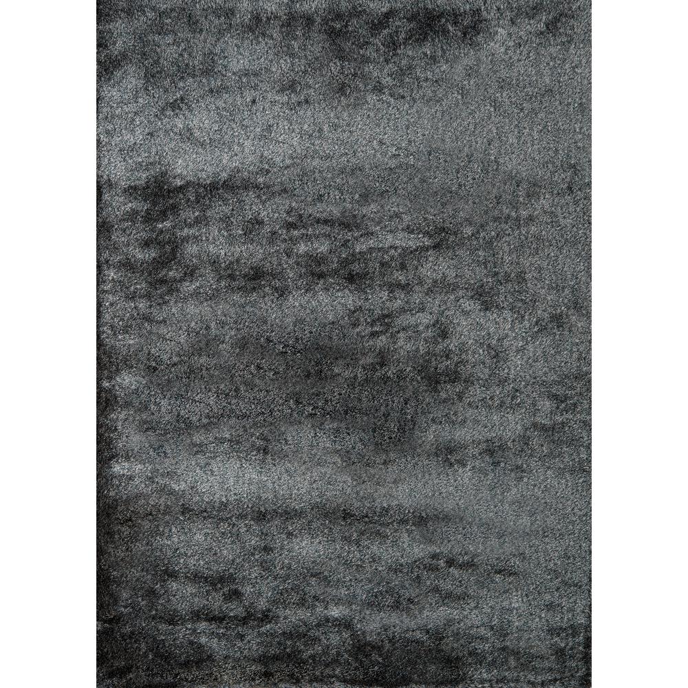 Luster Shag Area Rug, Carbon, 9' X 12'. The main picture.