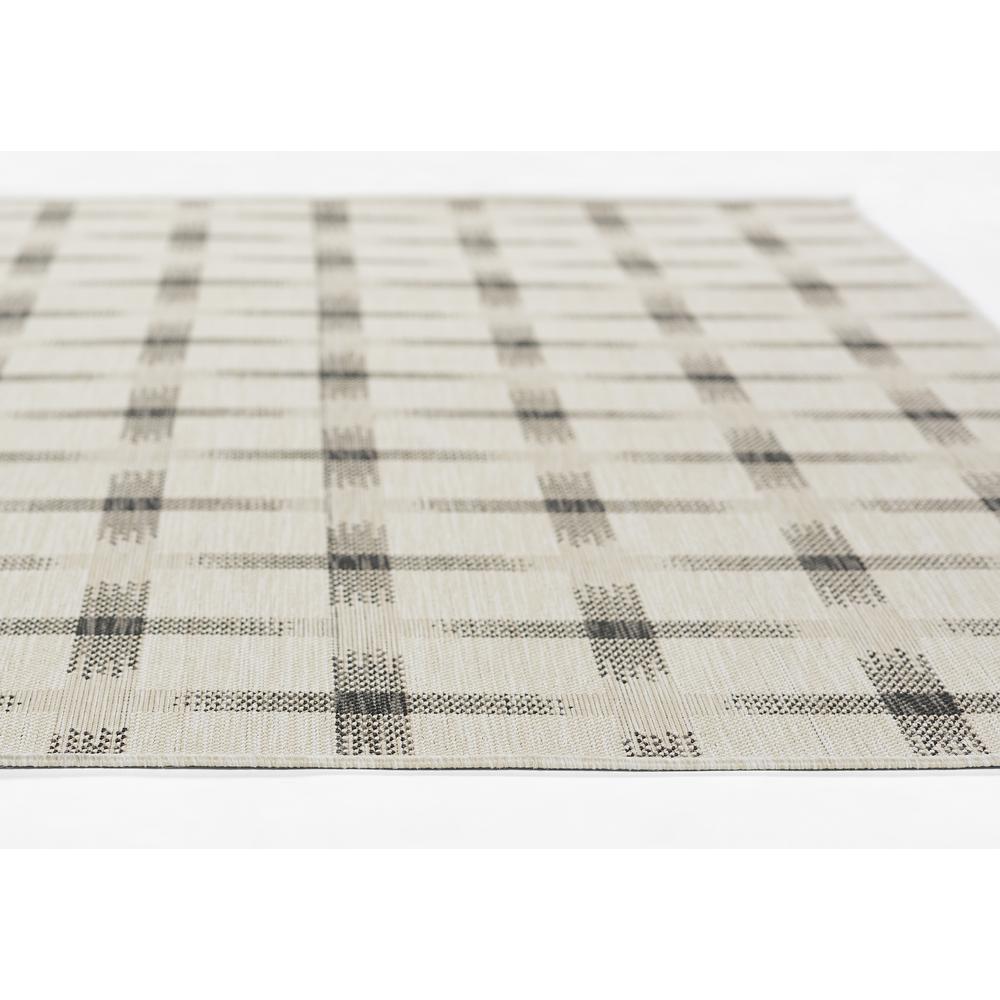 Contemporary Rectangle Area Rug, Ivory, 8' X 10'. Picture 3