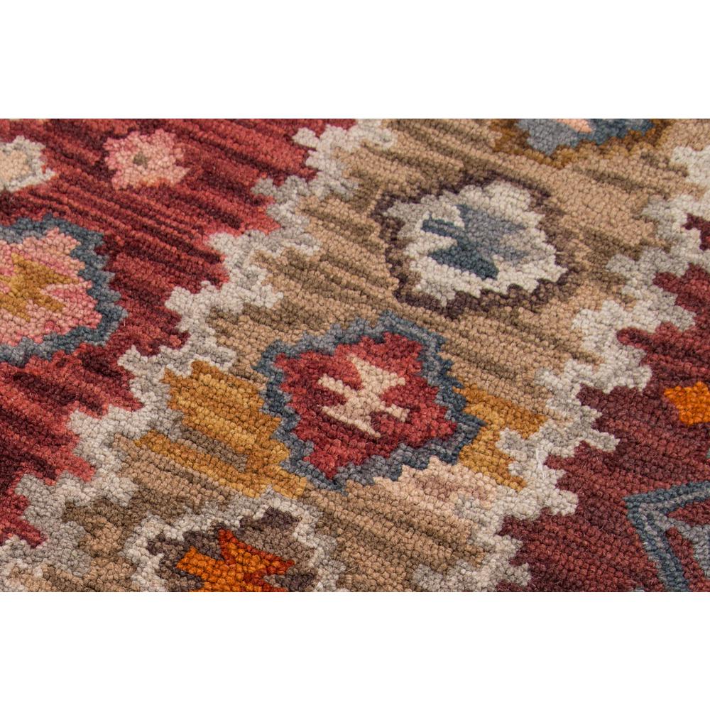 Traditional Rectangle Area Rug, Red, 9'6" X 13'6". Picture 4