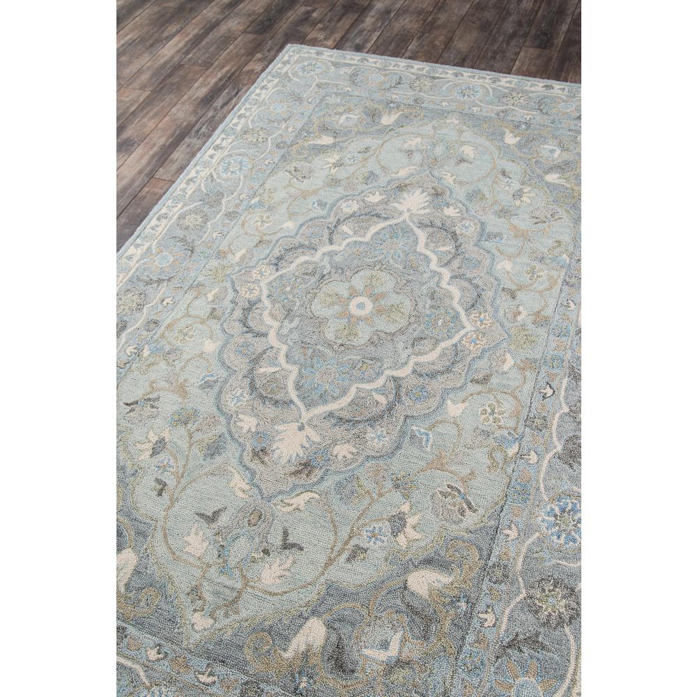 Traditional Rectangle Area Rug, Blue, 9'6" X 13'6". Picture 2