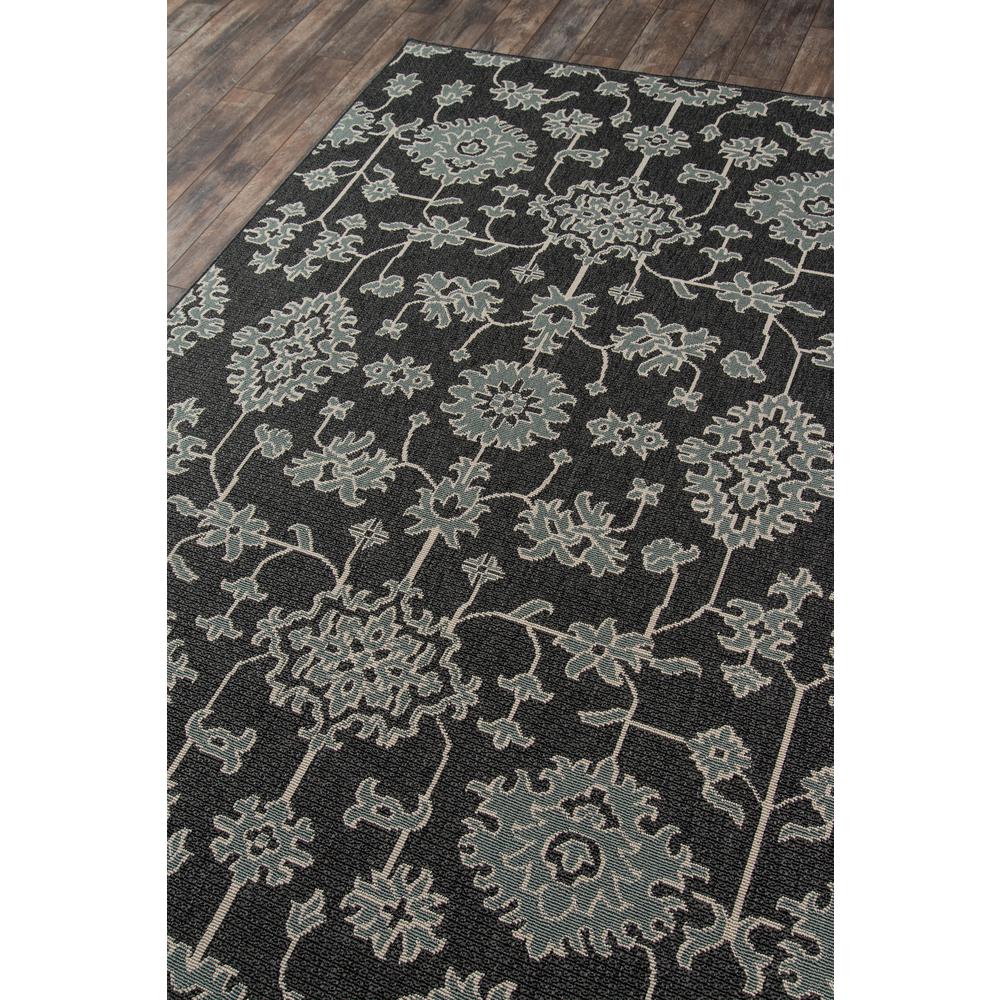 Traditional Rectangle Area Rug, Charcoal, 8'6" X 13'. Picture 2