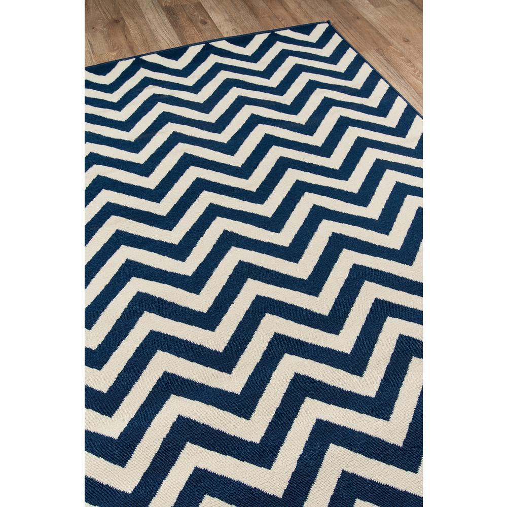 Contemporary Rectangle Area Rug, Navy, 8'6" X 13'. Picture 2