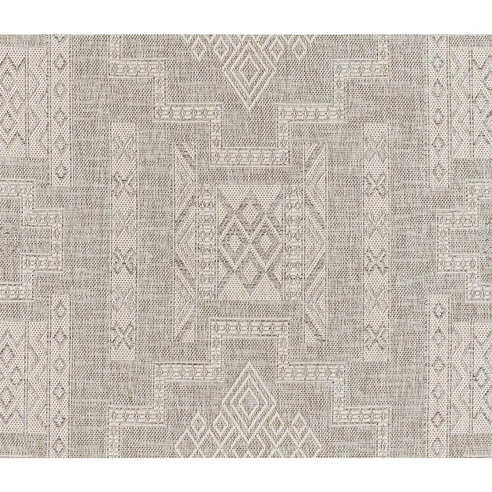 Transitional Rectangle Area Rug, Grey, 9' X 12'. Picture 7
