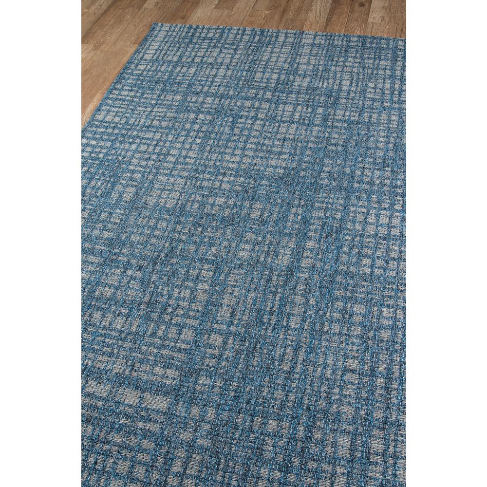Contemporary Rectangle Area Rug, Blue, 9'10" X 13'2". Picture 2