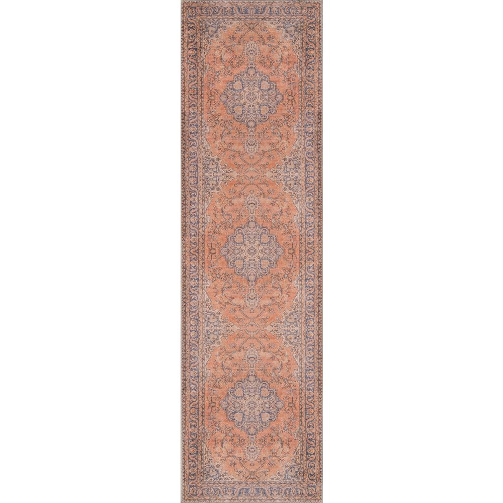 Traditional Rectangle Area Rug, Copper, 10' X 14'. Picture 5