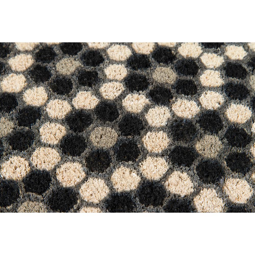 Contemporary Rectangle Area Rug, Black, 1'6" X 2'6". Picture 3