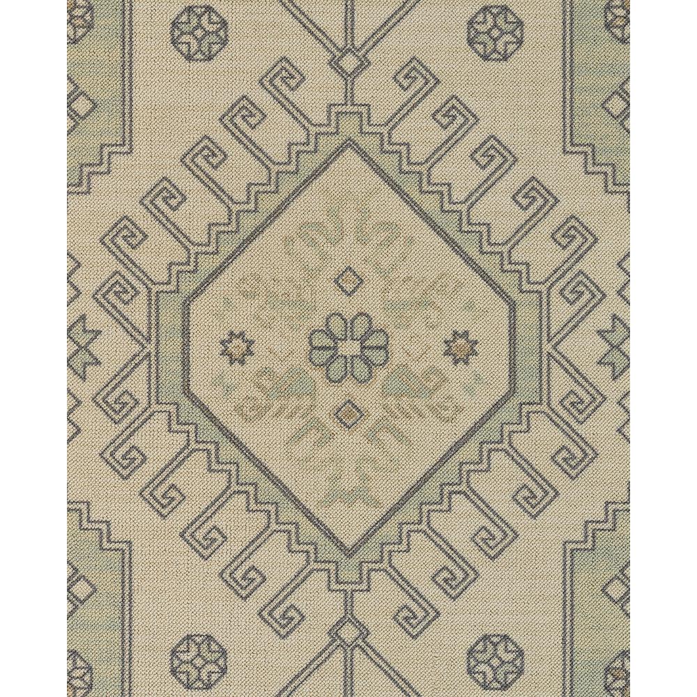 Traditional Rectangle Area Rug, Sage, 2' X 3'. Picture 7