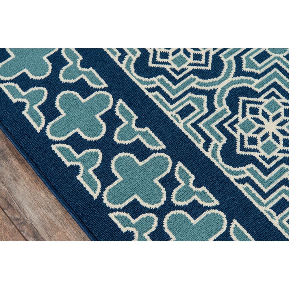 Contemporary Rectangle Area Rug, Blue, 1'8" X 3'7". Picture 3