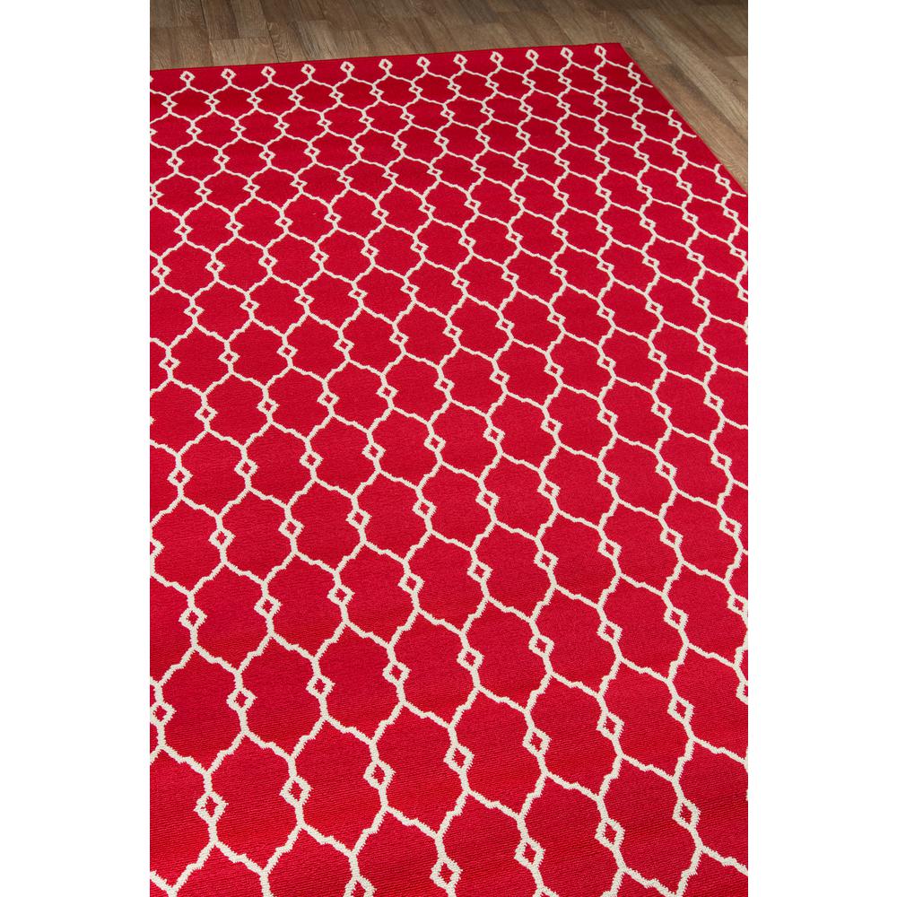 Contemporary Rectangle Area Rug, Red, 1'8" X 3'7". Picture 2