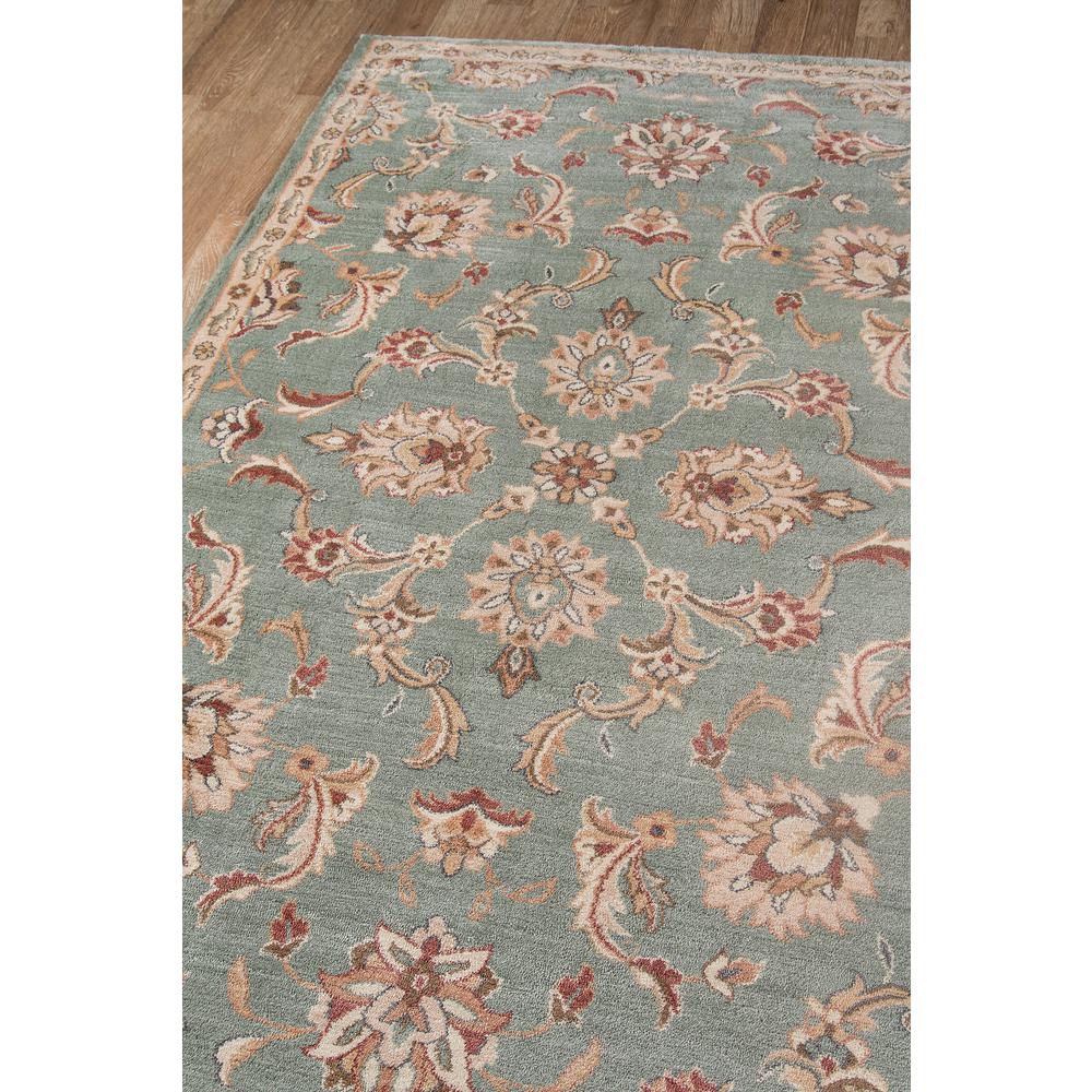 Traditional Rectangle Area Rug, Sage, 2' X 3'. Picture 2