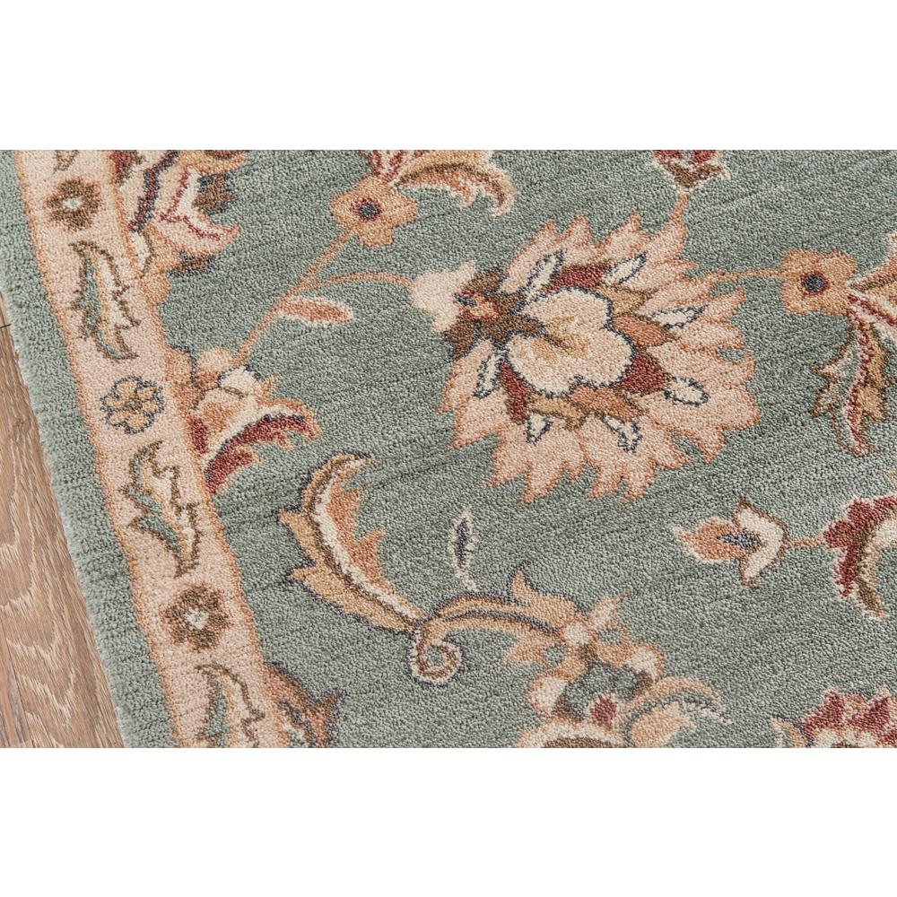 Traditional Rectangle Area Rug, Sage, 2' X 3'. Picture 3