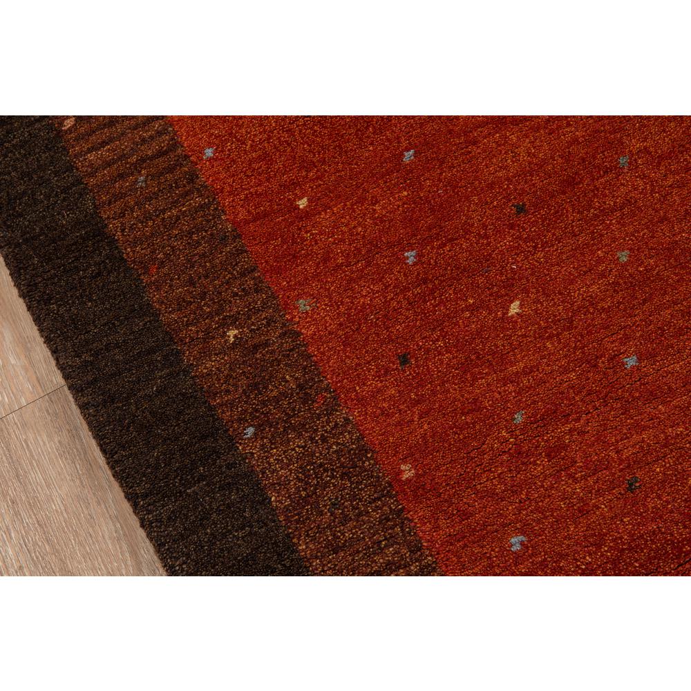 Transitional Rectangle Area Rug, Paprika, 2' X 3'. Picture 3
