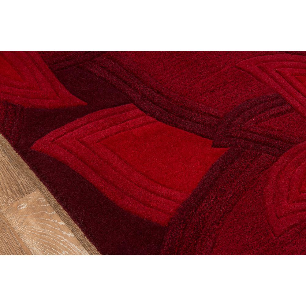 Transitional Runner Area Rug, Red, 2'3" X 8' Runner. Picture 3