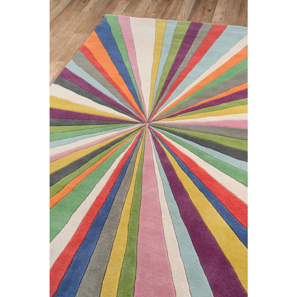 Contemporary Runner Area Rug, Multi, 2'3" X 8' Runner. Picture 2