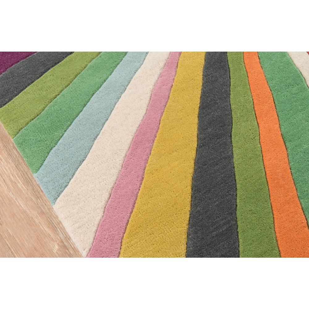 Contemporary Runner Area Rug, Multi, 2'3" X 8' Runner. Picture 3