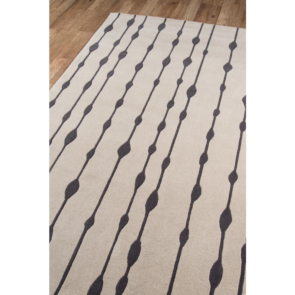 Contemporary Runner Area Rug, Grey, 2'3" X 8' Runner. Picture 2