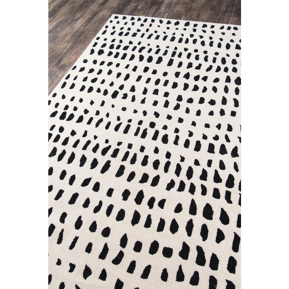 Contemporary Runner Area Rug, Ivory, 2'3" X 8' Runner. Picture 2
