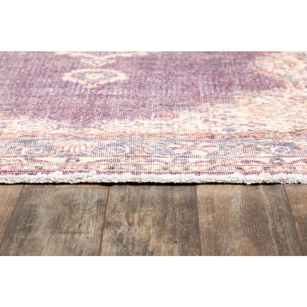 Helena Area Rug, Plum, 2' X 3'. Picture 3