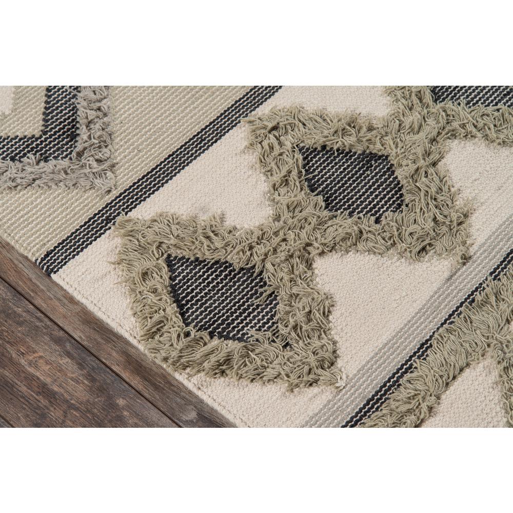 Contemporary Rectangle Area Rug, Sage, 2' X 3'. Picture 3
