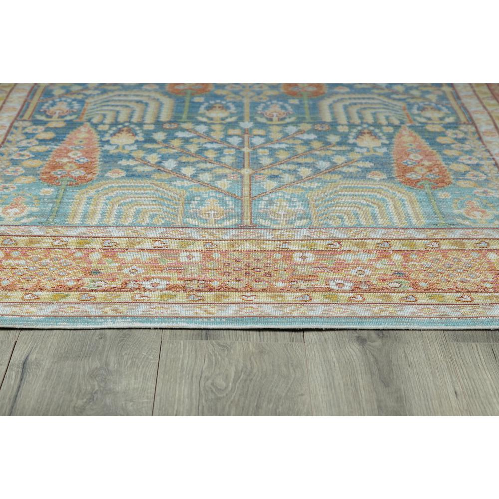 Traditional Rectangle Area Rug, Blue, 2' X 3'. Picture 4