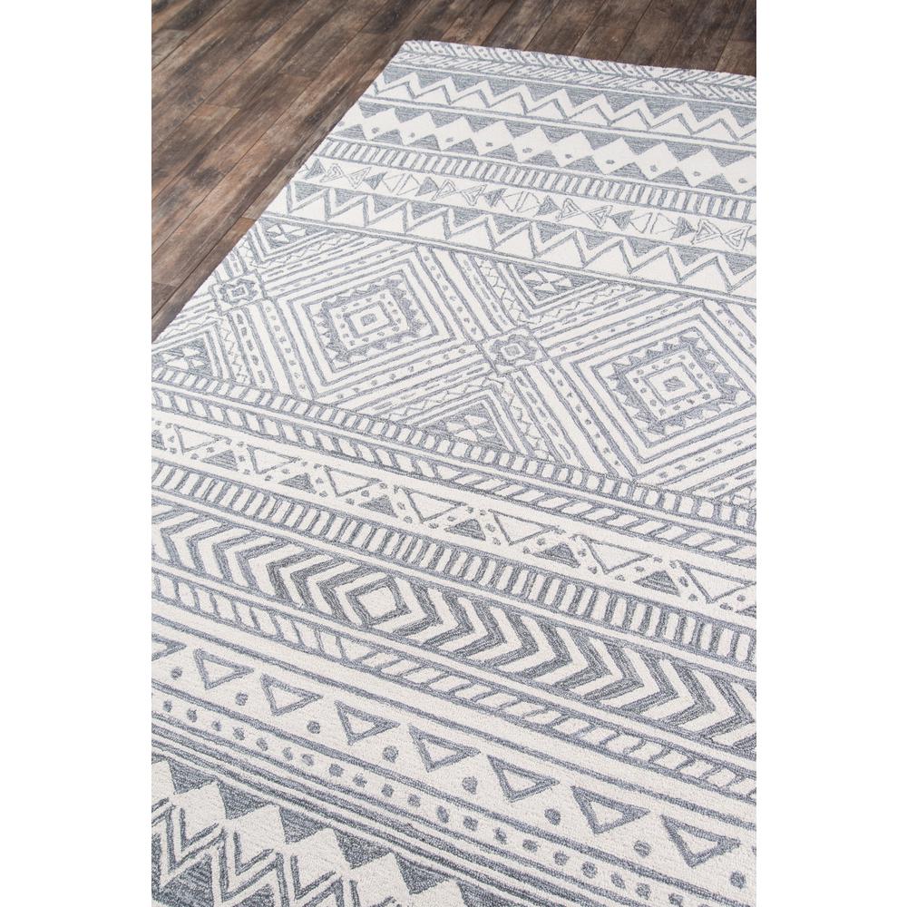 Contemporary Rectangle Area Rug, Grey, 2' X 3'. Picture 2