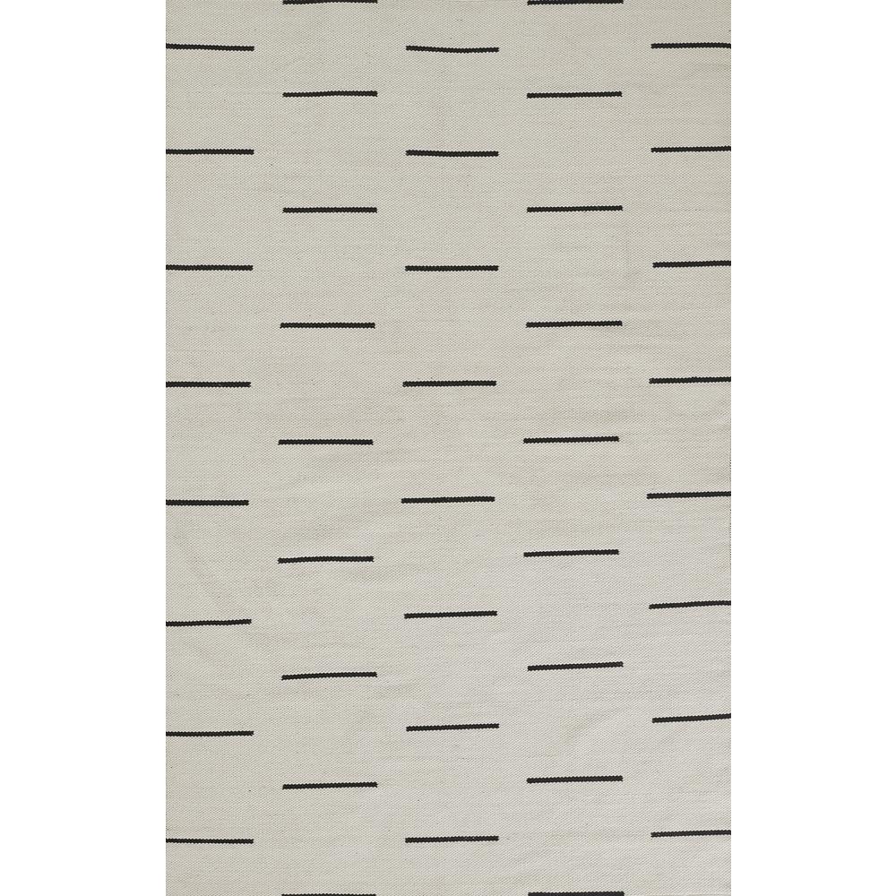 Contemporary Rectangle Area Rug, Ivory, 9' X 12'. Picture 1