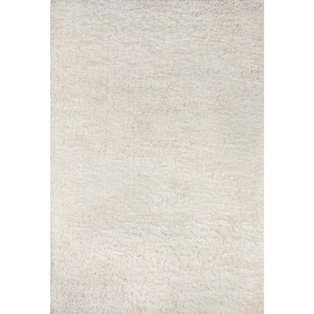 Contemporary Rectangle Area Rug, White, 5'3" X 7'. Picture 1