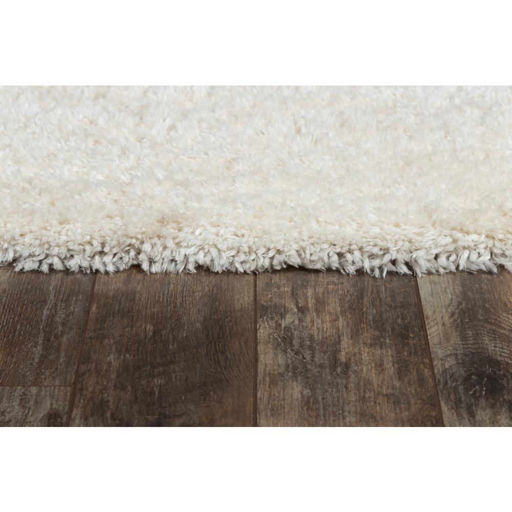 Contemporary Rectangle Area Rug, White, 5'3" X 7'. Picture 3