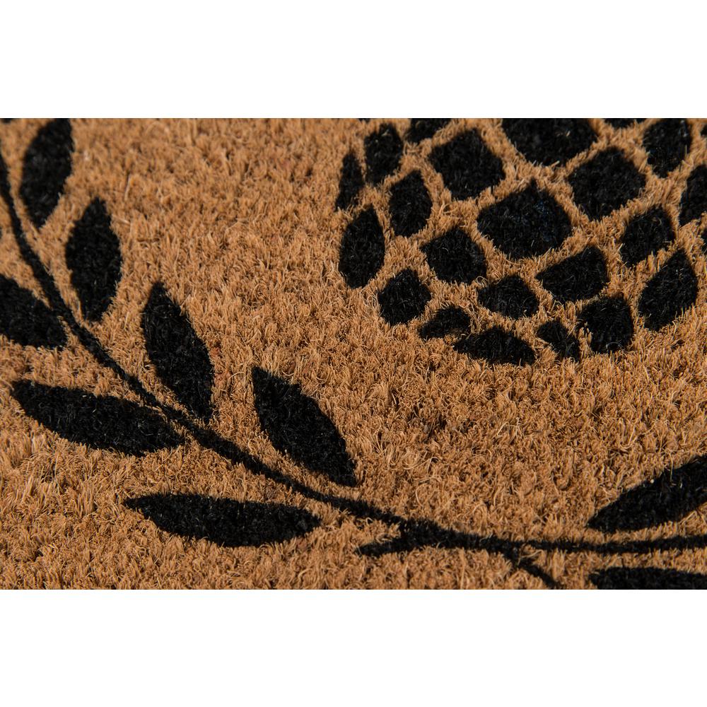 Casual Rectangle Area Rug, Black, 1'6" X 2'6". Picture 3
