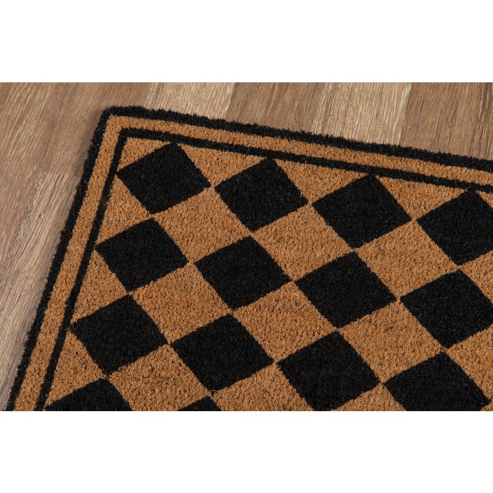 Contemporary Rectangle Area Rug, Black, 1'6" X 2'6". Picture 2