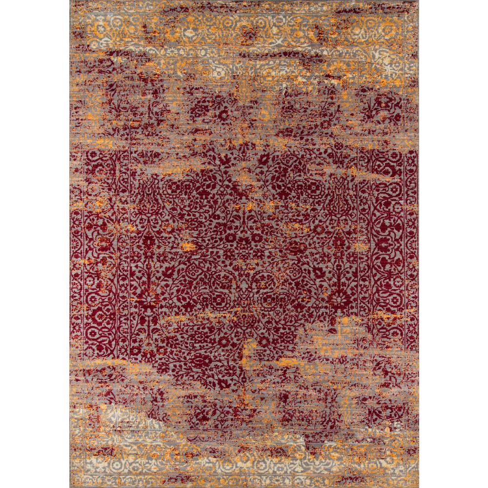 Petra Area Rug, Red, 2'3" X 3'9". Picture 1