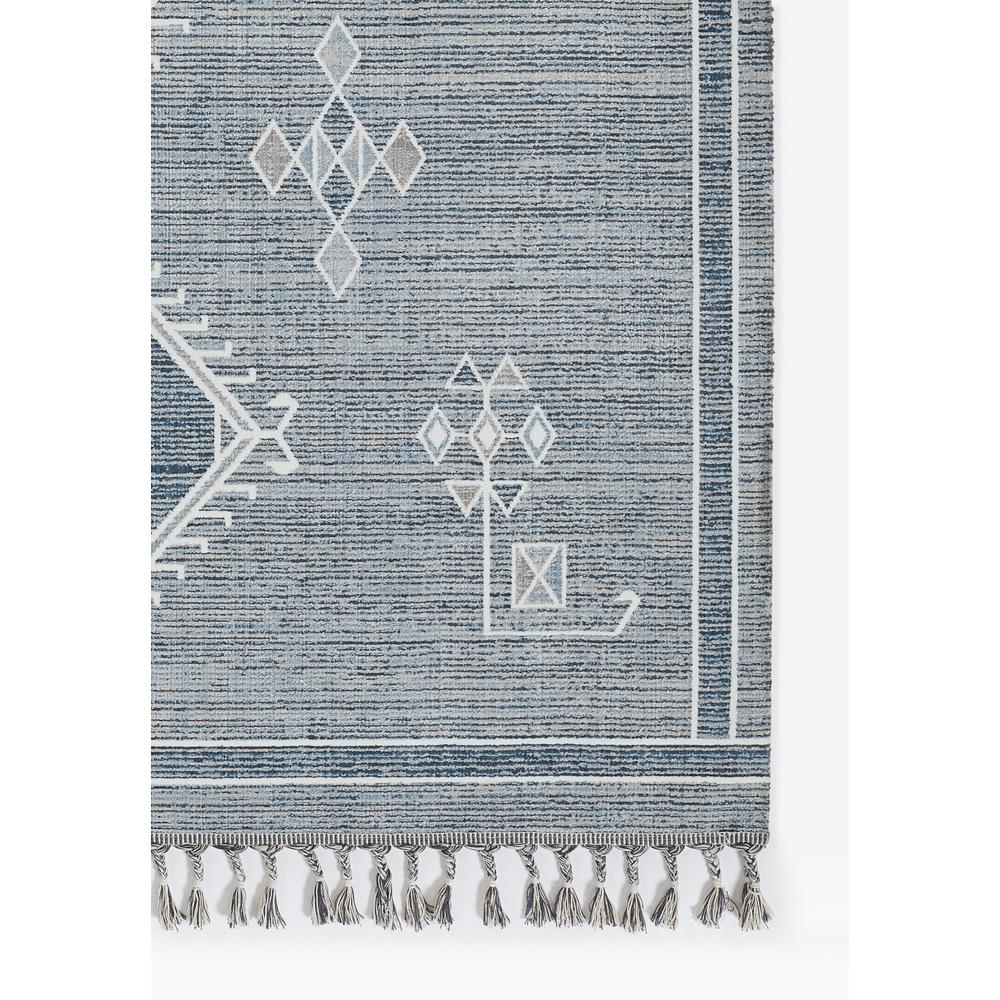 Contemporary Runner Area Rug, Blue, 2'7" X 7'10" Runner. Picture 2