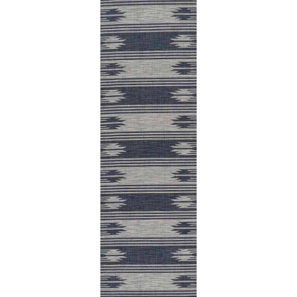Transitional Rectangle Area Rug, Blue, 2' X 3'. Picture 5
