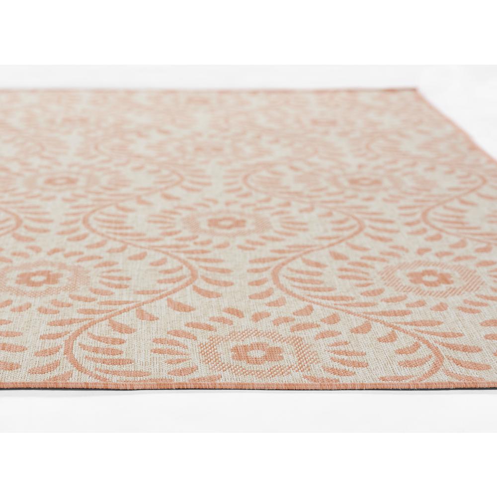 Transitional Rectangle Area Rug, Coral, 2' X 3'. Picture 3