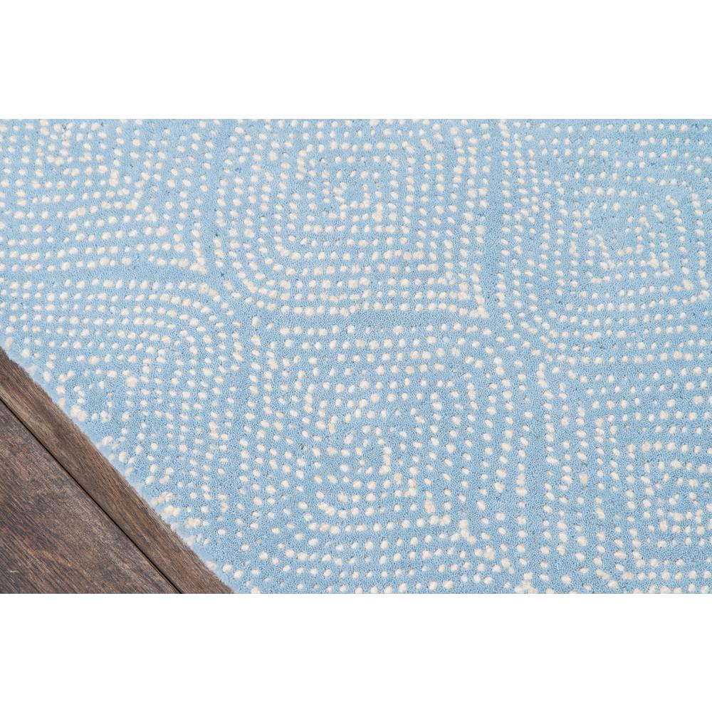 Contemporary Rectangle Area Rug, Light Blue, 2' X 3'. Picture 3