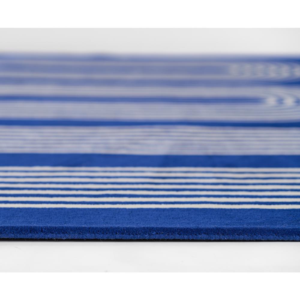 Contemporary Rectangle Area Rug, Cobalt, 2' X 3'. Picture 5