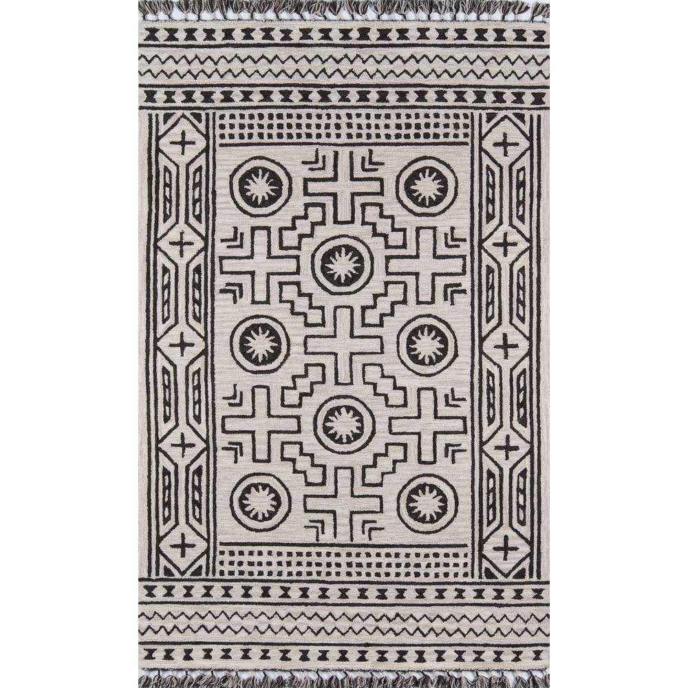 Transitional Rectangle Area Rug, Linen, 2' X 3'. Picture 1