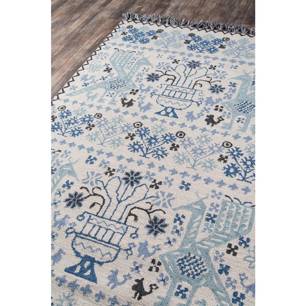 Transitional Rectangle Area Rug, Blue, 9' X 12'. Picture 2