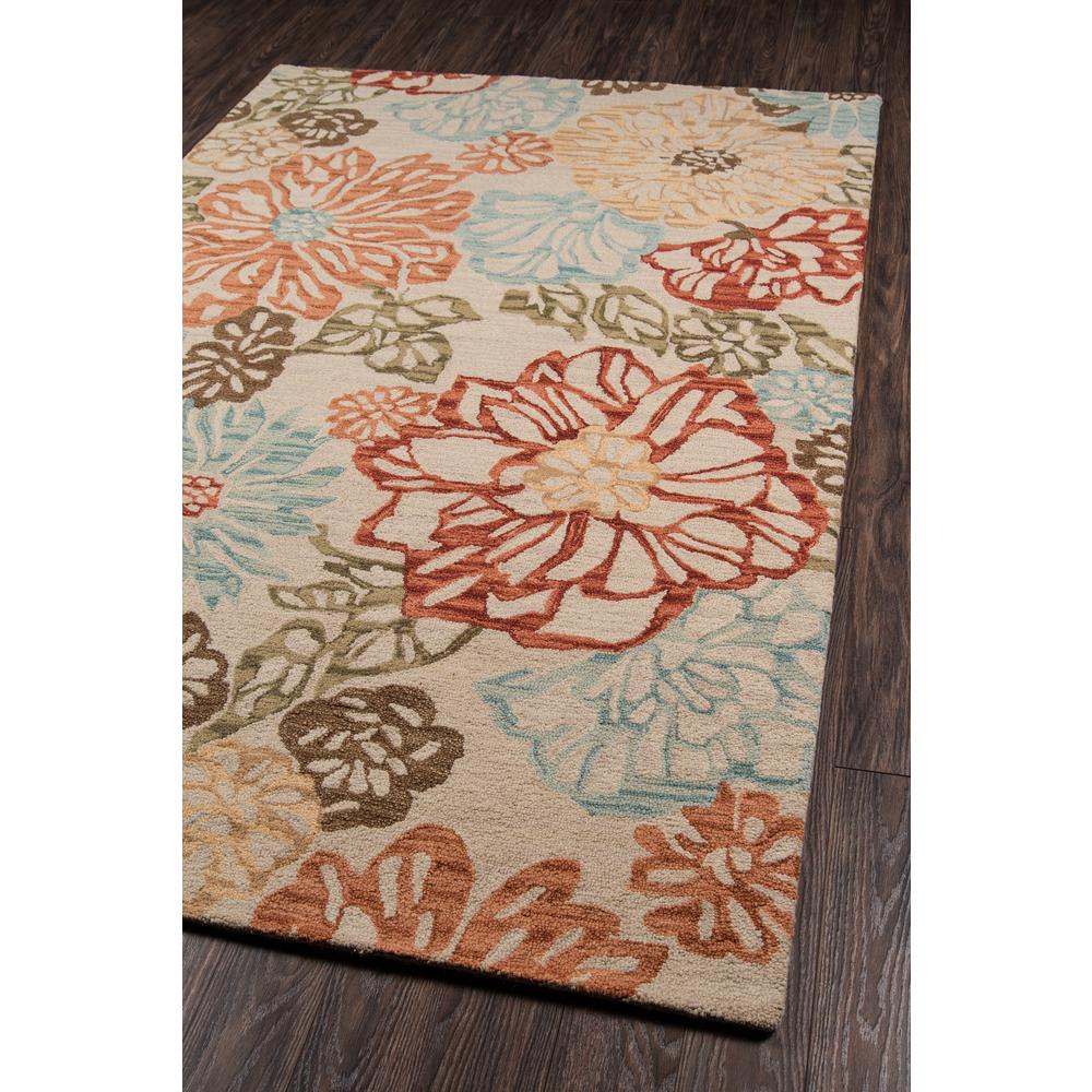 Casual Rectangle Area Rug, Beige, 2' X 3'. Picture 2