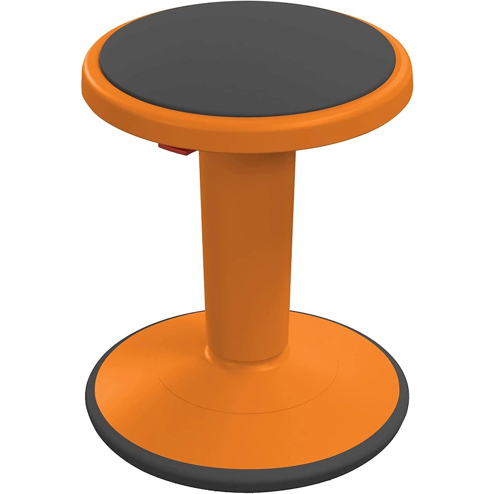 Hierarchy Height Adjustable Grow Stool- Short Stool (Orange). Picture 1