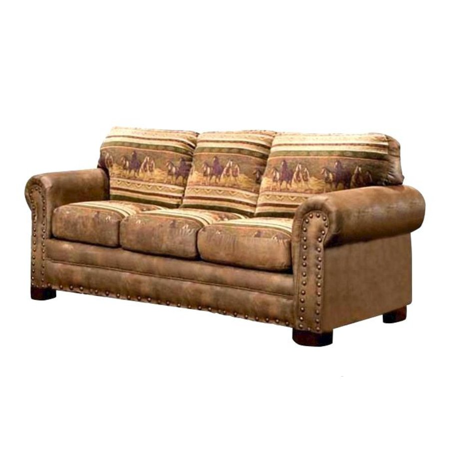 Sofa, Brown. The main picture.
