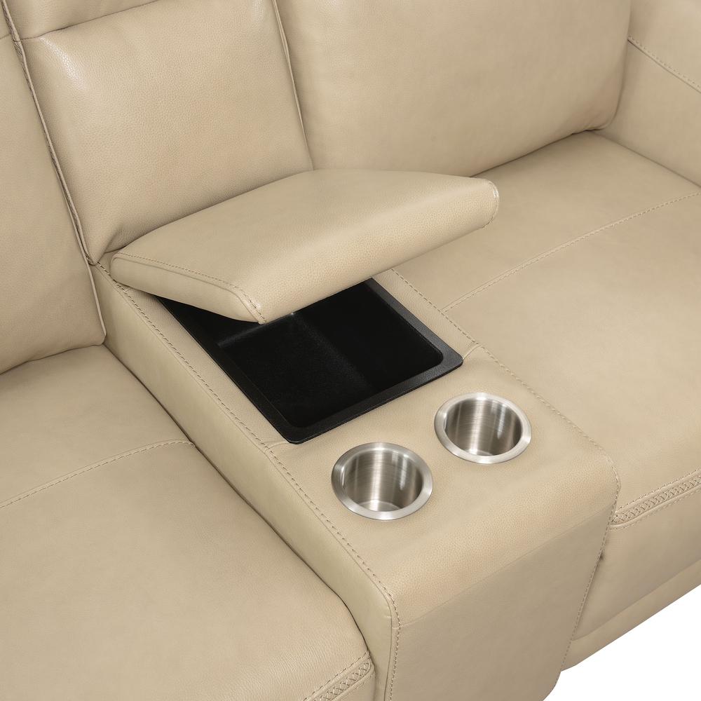 Doncella Power Reclining Console Loveseat. Picture 3