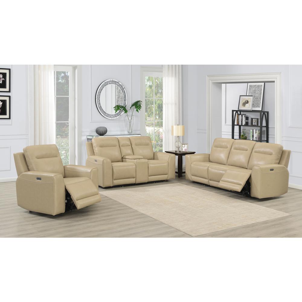 Doncella Power Reclining Console Loveseat. Picture 5