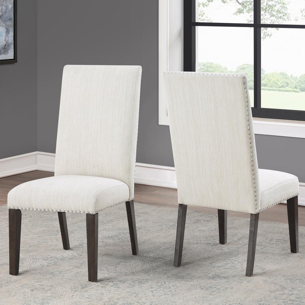 Hutchins 7 Piece Dining Set - 2 Upholstered Chairs. Picture 4