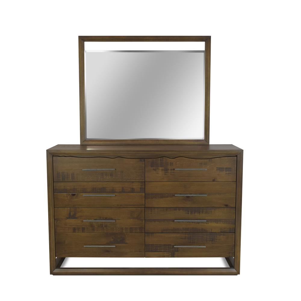 Lofton Eight Drawer Dresser and Mirror. Picture 3