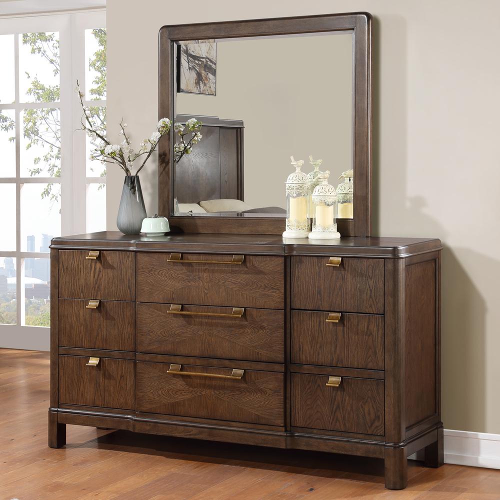 Milan Dresser and Mirror. Picture 1